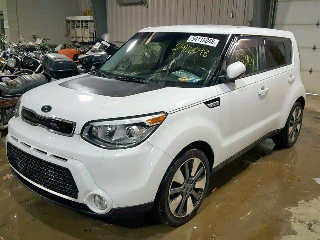 KNDJX3A55E7021629 - 2014 KIA SOUL ! WHITE photo 2