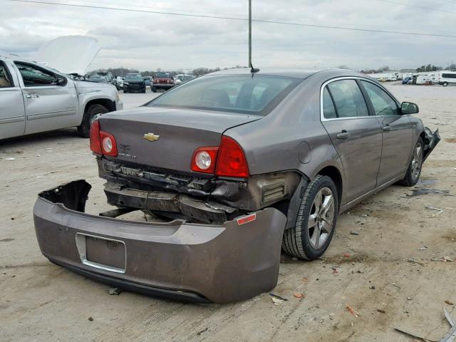 1G1ZC5EB5AF212504 - 2010 CHEVROLET MALIBU 1LT SILVER photo 4