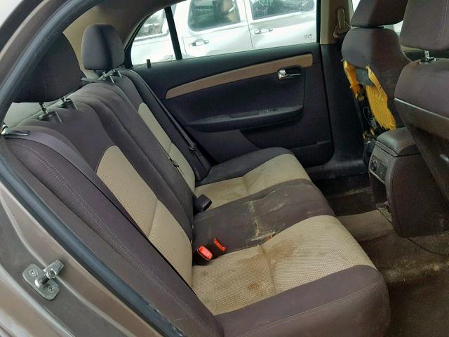 1G1ZC5EB5AF212504 - 2010 CHEVROLET MALIBU 1LT SILVER photo 6