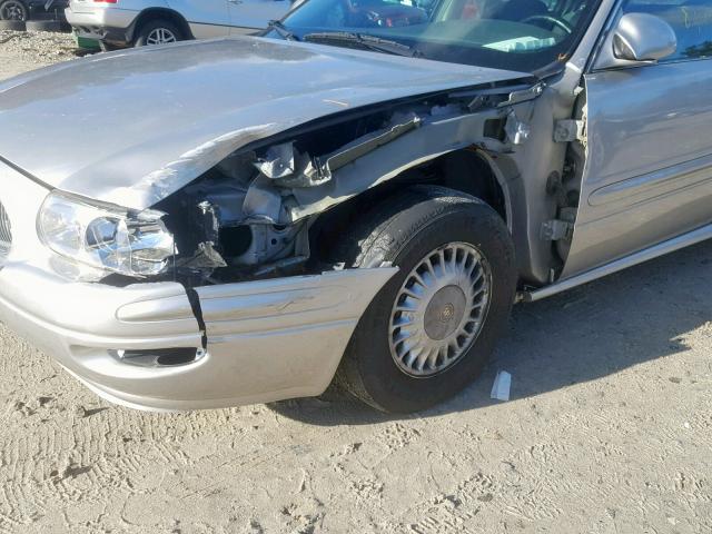 1G4HP52K944119766 - 2004 BUICK LESABRE CU SILVER photo 9