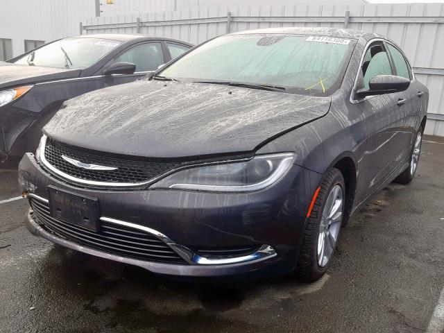 1C3CCCAB4GN129608 - 2016 CHRYSLER 200 LIMITE GRAY photo 2