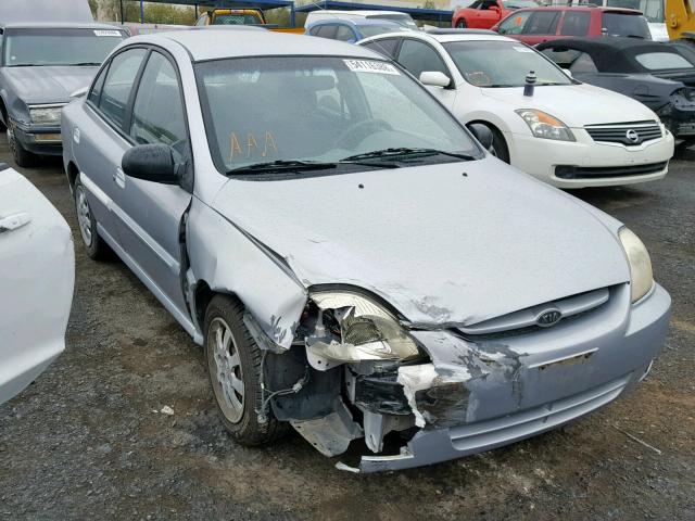 KNADC125556402332 - 2005 KIA RIO SILVER photo 1