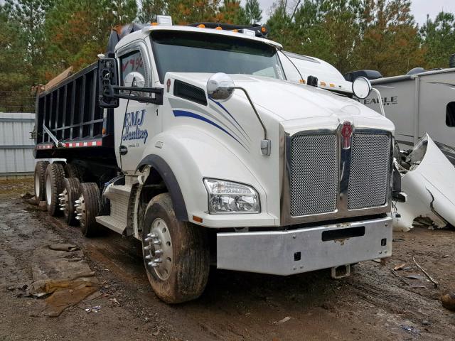 1NKZXP0X1JJ179409 - 2018 KENWORTH CONSTRUCTI WHITE photo 1