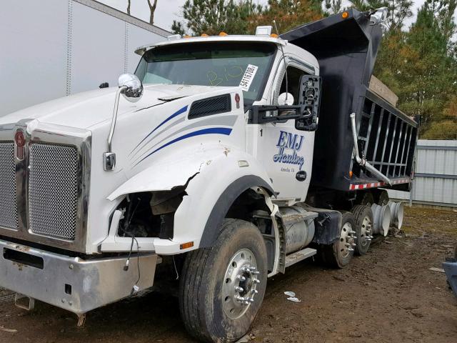 1NKZXP0X1JJ179409 - 2018 KENWORTH CONSTRUCTI WHITE photo 9