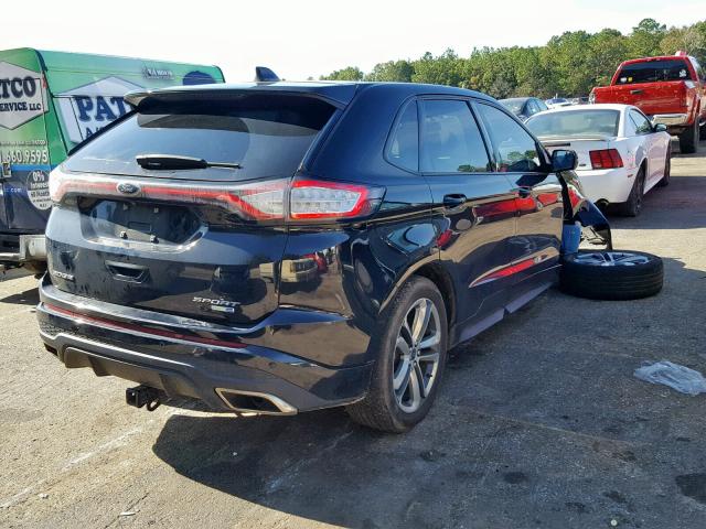 2FMPK4AP2HBB30184 - 2017 FORD EDGE SPORT BLACK photo 4