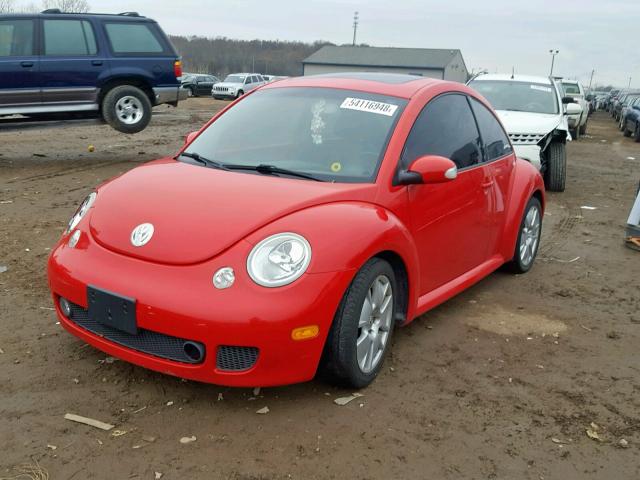 3VWFE31C64M409691 - 2004 VOLKSWAGEN NEW BEETLE RED photo 2