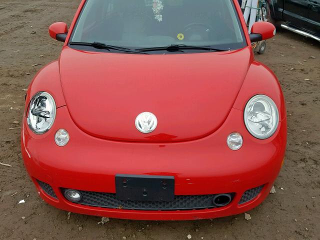 3VWFE31C64M409691 - 2004 VOLKSWAGEN NEW BEETLE RED photo 7