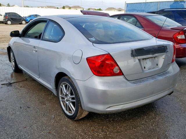 JTKDE177450032073 - 2005 TOYOTA SCION TC 银色 照片 3