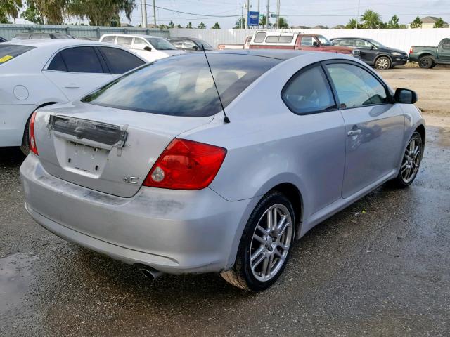 JTKDE177450032073 - 2005 TOYOTA SCION TC 银色 照片 4