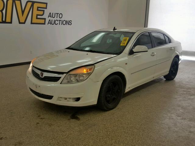 1G8ZS57B48F269255 - 2008 SATURN AURA XE WHITE photo 2