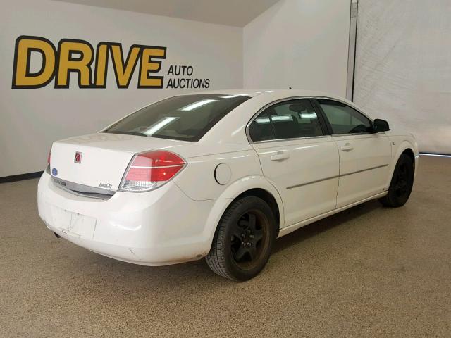 1G8ZS57B48F269255 - 2008 SATURN AURA XE WHITE photo 4