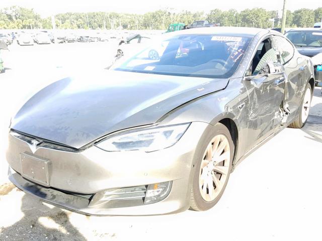 5YJSA1E27GF156182 - 2016 TESLA MODEL S GOLD photo 2