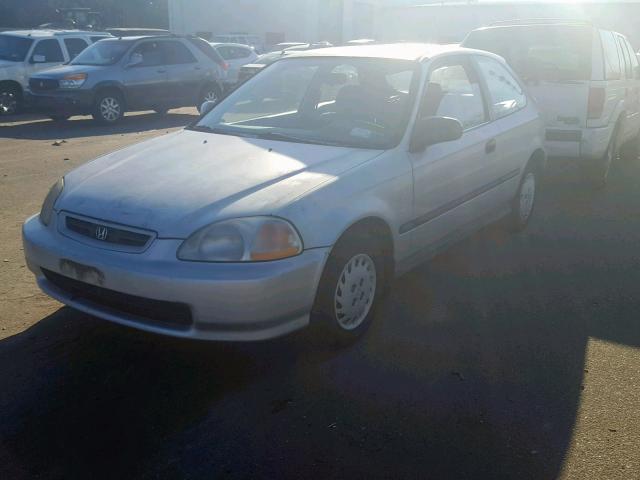 2HGEJ6346TH118348 - 1996 HONDA CIVIC DX SILVER photo 2