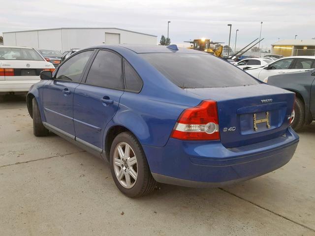 YV1MS390162150772 - 2006 VOLVO S40 2.4I BLUE photo 3