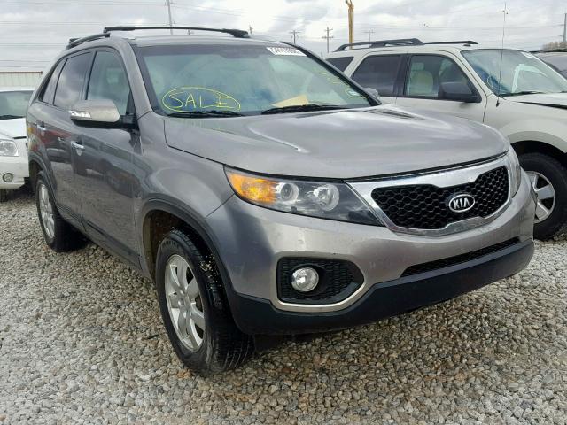 5XYKT4A64DG358759 - 2013 KIA SORENTO LX GRAY photo 1