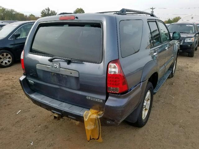 JTEBU14R660095017 - 2006 TOYOTA 4RUNNER SR GRAY photo 4