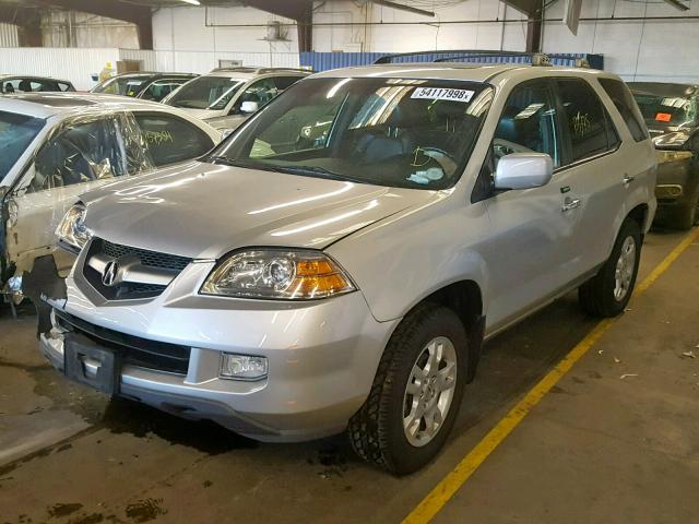 2HNYD18846H518621 - 2006 ACURA MDX TOURIN SILVER photo 2