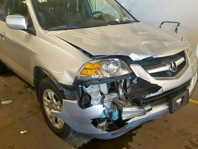 2HNYD18846H518621 - 2006 ACURA MDX TOURIN SILVER photo 9