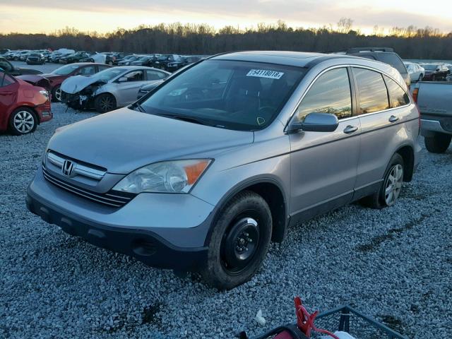 JHLRE38767C051686 - 2007 HONDA CR-V EXL SILVER photo 2