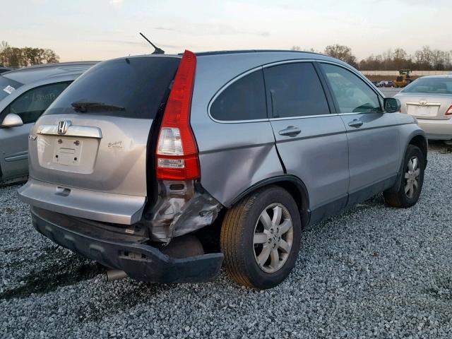 JHLRE38767C051686 - 2007 HONDA CR-V EXL SILVER photo 4