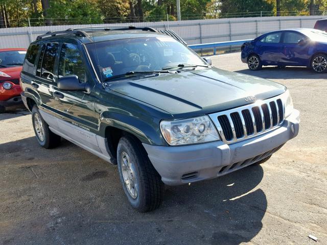 1J4G248SXYC329864 - 2000 JEEP GRAND CHER GREEN photo 1