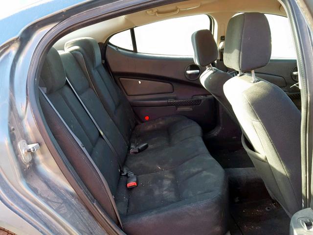 2G2WP552361230601 - 2006 PONTIAC GRAND PRIX ნაცრისფერი ფოტო 6