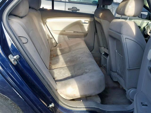 1G1ZH57B39F179738 - 2009 CHEVROLET MALIBU 1LT BLUE photo 6