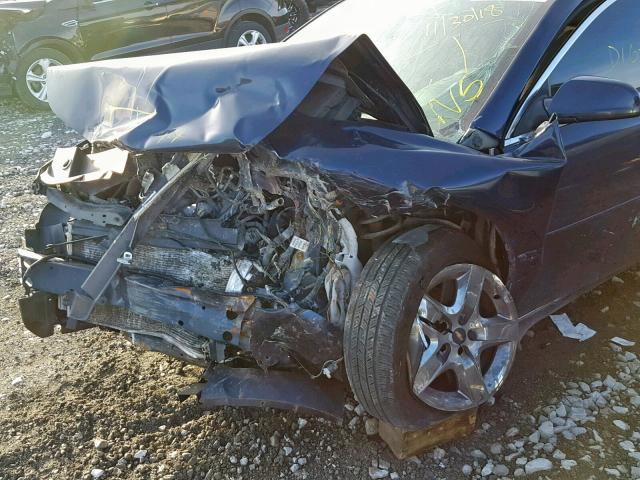 1G1ZH57B39F179738 - 2009 CHEVROLET MALIBU 1LT BLUE photo 9