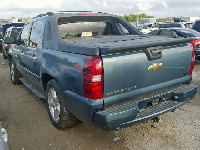 3GNEC32J49G228541 - 2009 CHEVROLET AVALANCHE TURQUOISE photo 3