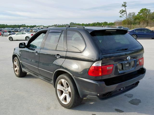 5UXFB53595LV11526 - 2005 BMW X5 4.4I BLACK photo 3