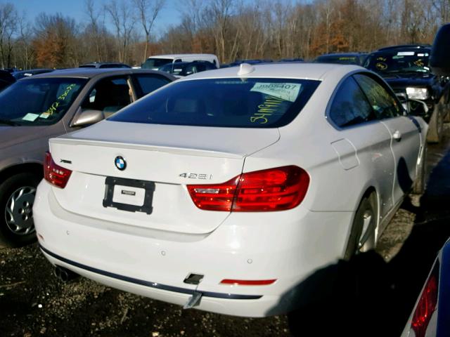 WBA3N9C52GK249180 - 2016 BMW 428 XI WHITE photo 4