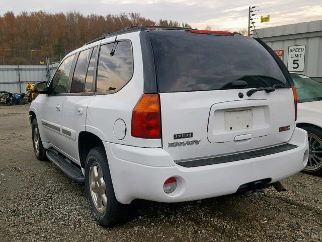 1GKDT13S822460725 - 2002 GMC ENVOY WHITE photo 3