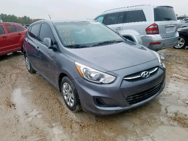 KMHCT5AEXFU228273 - 2015 HYUNDAI ACCENT GS GRAY photo 1