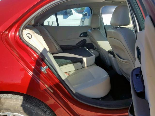 1G11D5RR4DF105143 - 2013 CHEVROLET MALIBU 1LT RED photo 6