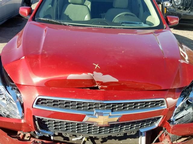 1G11D5RR4DF105143 - 2013 CHEVROLET MALIBU 1LT RED photo 7