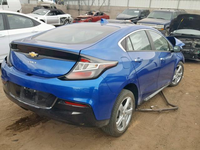 1G1RA6S59HU155451 - 2017 CHEVROLET VOLT LT BLUE photo 4