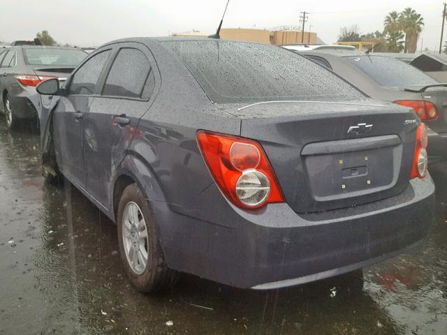 1G1JA5SH6C4168054 - 2012 CHEVROLET SONIC LS 灰色 照片 3