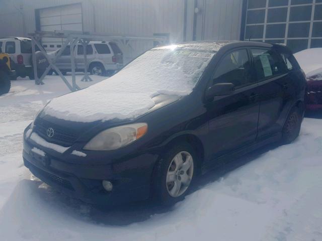 2T1KR32E36C564555 - 2006 TOYOTA COROLLA MA BLACK photo 2