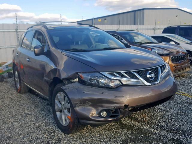 JN8AZ1MU7DW201673 - 2013 NISSAN MURANO S BROWN photo 1