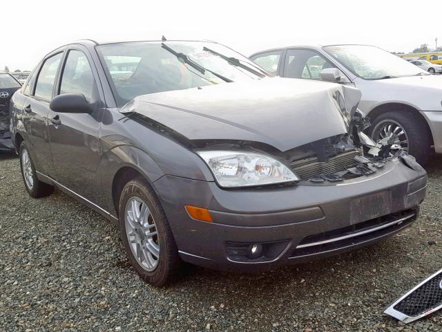 1FAFP34N27W198350 - 2007 FORD FOCUS ZX4 CHARCOAL photo 1