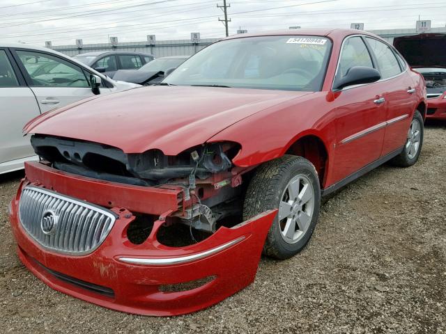 2G4WC582981156750 - 2008 BUICK LACROSSE C RED photo 2