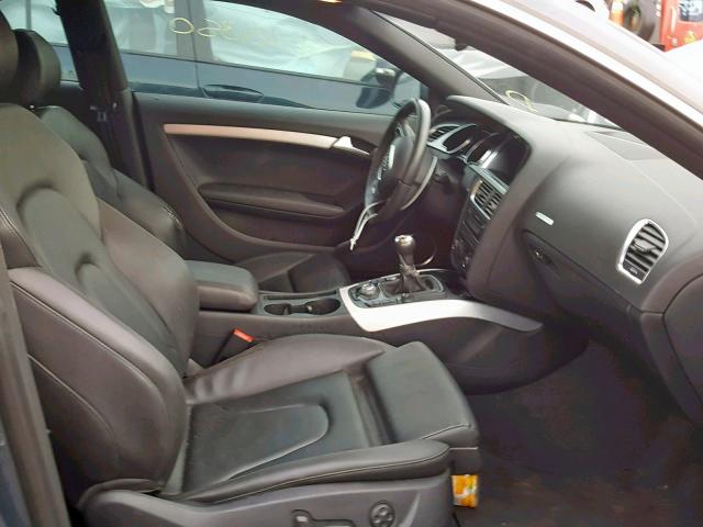 WAUDK78T28A020899 - 2008 AUDI A5 QUATTRO GRAY photo 5