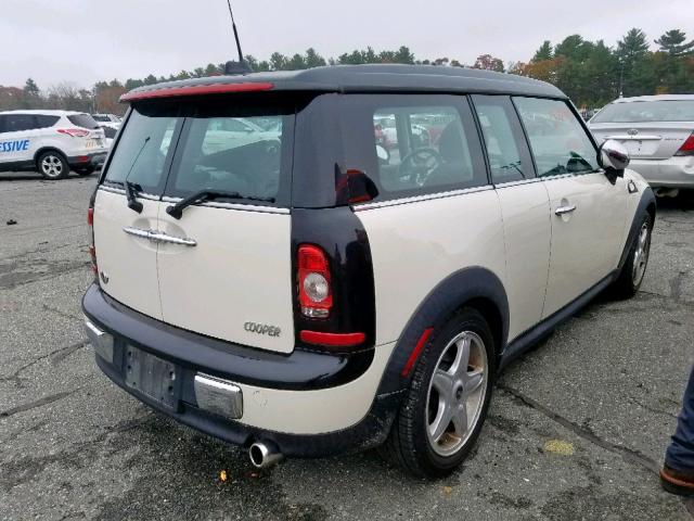 WMWML33548TJ46099 - 2008 MINI COOPER CLU CREAM photo 4