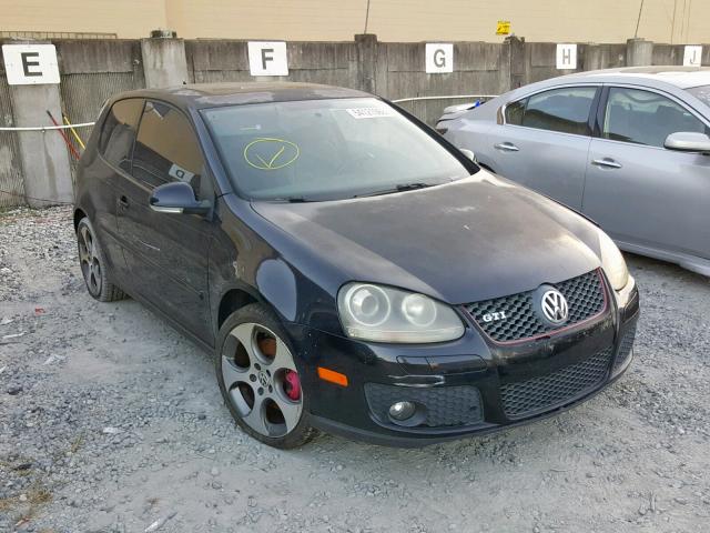 WVWFV71K07W011883 - 2007 VOLKSWAGEN NEW GTI FA BLACK photo 1