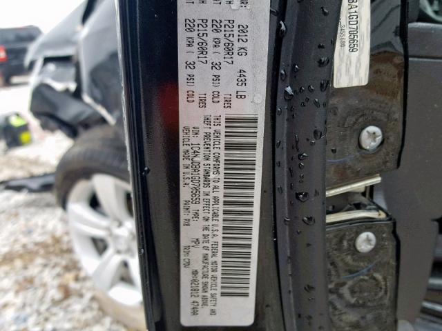 1C4NJCBA1GD705659 - 2016 JEEP COMPASS SP 黑色 照片 10