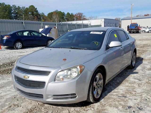 1G1ZC5EB2AF187755 - 2010 CHEVROLET MALIBU 1LT 银色 照片 2