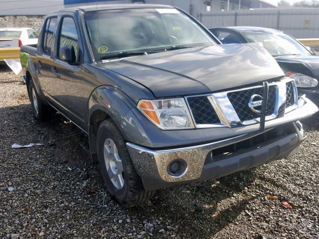 1N6AD07U47C437491 - 2007 NISSAN FRONTIER C GRAY photo 1