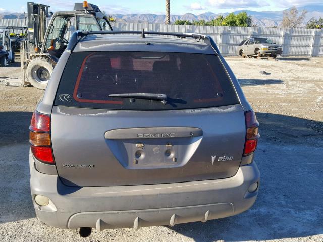 5Y2SM62844Z468804 - 2004 PONTIAC VIBE GRAY photo 9