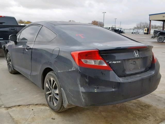 2HGFG3B09DH508233 - 2013 HONDA CIVIC EXL BLACK photo 3