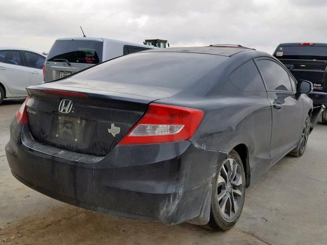 2HGFG3B09DH508233 - 2013 HONDA CIVIC EXL BLACK photo 4